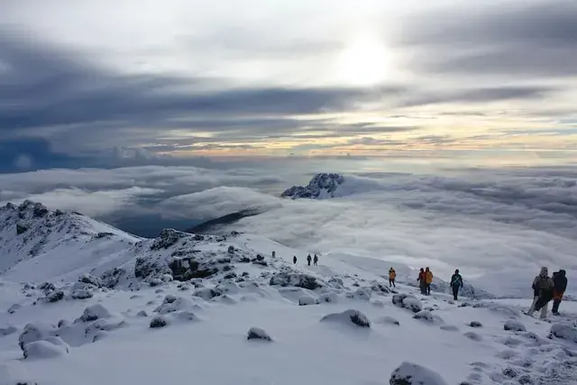 Moshi town with Kilimanjaro